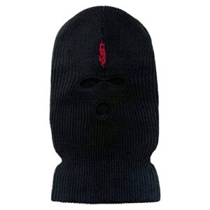 Slipknot Gorro unissex com máscara: logotipo, Preto, Tamanho �nica (CDs)