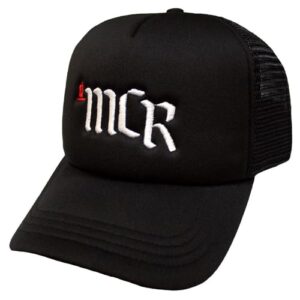 Rock Off officially licensed products Boné de beisebol My Chemical Romance MCR logotipo Trucker tamanho único preto (CDs)