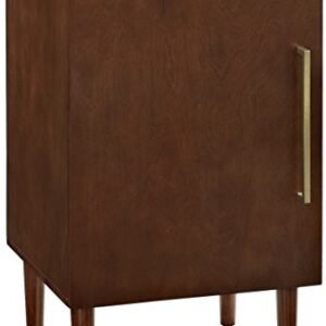 Crosley Suporte para toca-discos Everett Furniture com armazenamento para discos de vinil, mogno (Equipamentos)