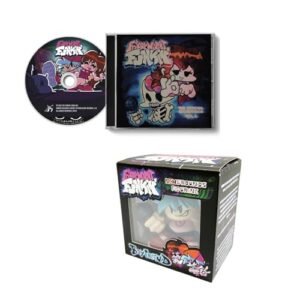 Friday Night Funkin’ OST Vol. 1 CD Boyfriend Figurine Bundle Pack - Kawai Sprite (CDs)