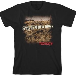 System Of A Down Camiseta unissex adulto padrão Toxicity, Preto, M (CDs)