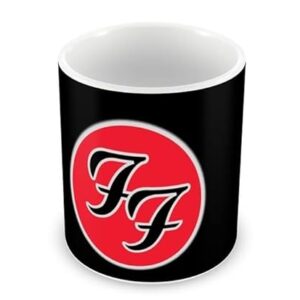 Caneca Foo fighters Preta 330 ml (CDs)