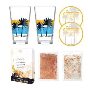 Marketplace Brands Kit Michelada Corona Beer para 2 W/copos, livro de receitas (Cervejas)