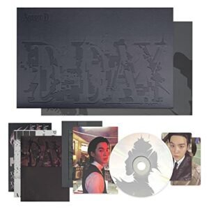 Agust D(SUGA) of BTS - [D - DAY] (VERSION 01) Photo Book + Lyric Book + CD + Post Card + Poster + Photo Card A + Photo Card B + Scanimation Card + Sticker + 2 Extra Photocards - SUGA (CDs)
