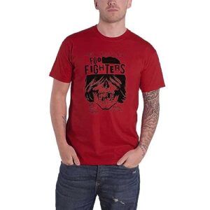 Camiseta Foo Fighters logotipo da banda Sf Valley oficial unissex vermelha, Vermelho, M (CDs)