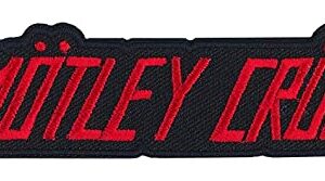 C&D Visionary Patch com logotipo Mötley Crüe, vermelho, preto (CDs)