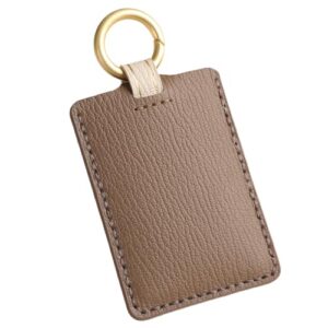 Hontumax Porta-cartão de chave de couro premium para Tesla Model 3 Y S X, capa protetora de cartão chave de entrada sem chave acessórios (marrom) (CDs)