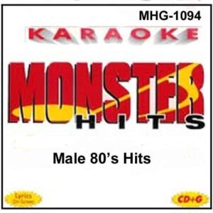 Monster Hits Karaoke 1094 - Male 80's Hits by Simple Minds (CDs)