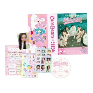 ILLIT - Japan 1st Single Album ['時よ止まれ' / Toki Yo Tomare] (Care Bears COLLABORATION LIMITED EDITION ver.) Photo Book + Decoration Sticker + CD + Profile Sheet + Gift - ILLIT (CDs)