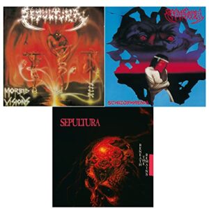 Morbid Visions - Schizophrenia - Beneath The Remains - Sepultura 3 CD Album Bundling (CDs)