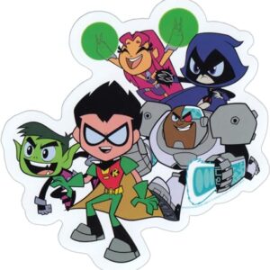Teen Titans GO! - Group Shot - Adesivo recortado/decalque (CDs)