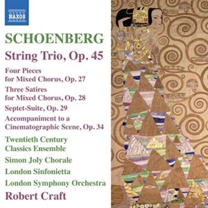 String Trio / Four Pieces of Mixed Chorus - Schoenberg, Arnold (CDs)