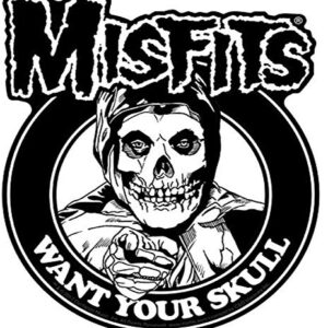 C&D Visionary Misfits Want Your Skull Sticker (CDs)