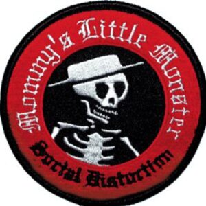 Application Social Distortion Skull Logo Patch (CDs)