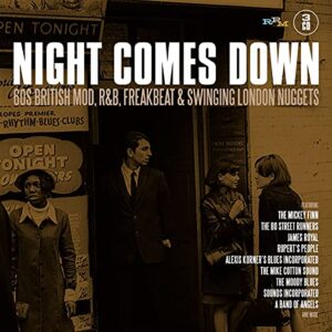 Night Comes Down: 60 British Mod, R&B, Freakbeat & Swinging London Nuggets - VARIOUS ARTISTS (CDs)
