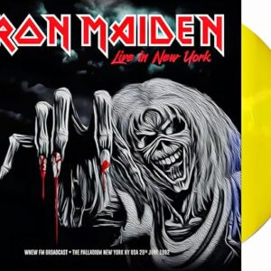 Live In New York - Iron Maiden (Special Editi on Yellow Vinyl) - Iron Maiden (Discos de Vinil)