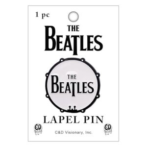 C&D Visionary - Broche de Lapela de Metal Amarelo com Logotipo da The Beatles Bass Drum (CDs)