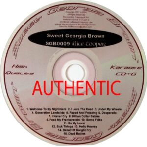 SGB0009(Karaoke CDG) [EXPLICIT LYRICS] - Artist/ Alice Cooper ANTHOLOGY (CDs)
