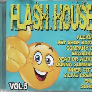 Cd Flash house vol 5, Ice Mc, Alexia, Lnr, company B, Pet shop boys e outros (CDs)