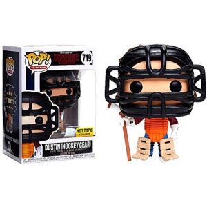 Dustin [Equipamento de hóquei] (Hot Topic Exc): Boneco de vinil Pop! da TV divertido e 1 pacote de protetor gráfico compatível (719 - 35062 - B) (CDs)