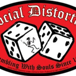 Licenses Products Social Distortion Dice Sticker (CDs)