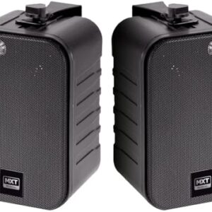 Par de Caixa Acustica Som Musica Ambiente Com Suporte 50w Mxk-25 (Equipamentos)