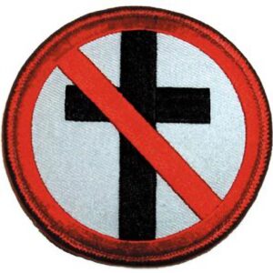 C&D Visionary P-0336 Bad Religion No Cross Patch, preto e vermelho (CDs)