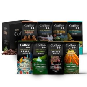 Kit 8 Pacotes Café Especial em Grãos Coffee Mais Variedades (Café)