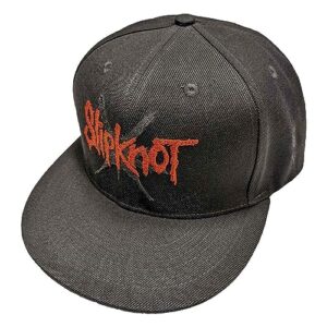 Boné de beisebol Slipknot logotipo da banda estrela de 9 pontas oficial carvão snapback, Carvão, One Size (CDs)