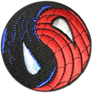 C&D Visionary Emblema "Spiderman Venom Ying Yang" com ferro (CDs)