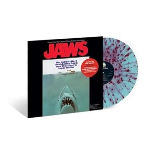 JAWS (50th Anniversary) Vinyl, John Williams Blue & Red Splatter Record LP - John Williams (Discos de Vinil)