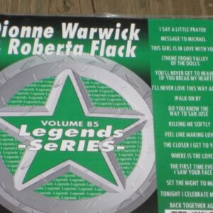 LEGENDS Karaoke CDG Vol.85 DIONNE WARWICK and ROBERTA FLACK (CDs)