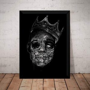 Quadro Decorativo The Notorious B.i.g. Hip Hop Arte (CDs)