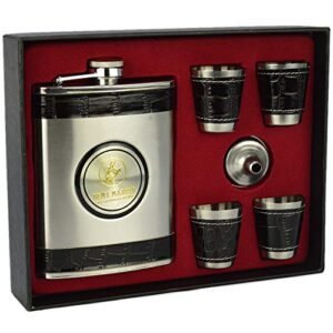 Cantil De Bolso Porta Bebida Whisky Copos Prata CBRN113746 (Bebidas)