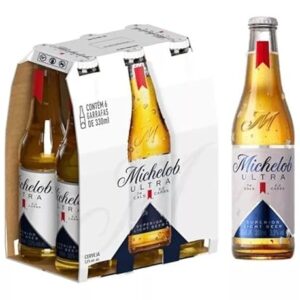 AMBEV Cerveja Michelob Ultra Long Neck 330ml - Baixo em Calorias - Pack com 6 Unidades (Cervejas)