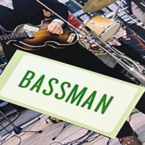 Adesivo incrustado para guitarras e baixo – Paul McCartney Bassman do filme The Beatles Let It Be – Edição Get Back (Discos de Vinil)