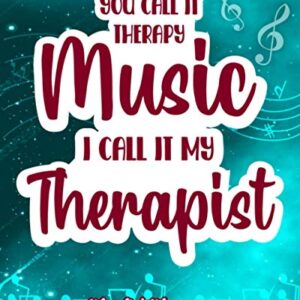 You Call It Music I Call It My Therapist: Playlist Planner Arrange The Music Just How You Like Them Set songs Into Your Favorites Or Ones You Still Need To Listen To - Five Thumbs Press (CDs)