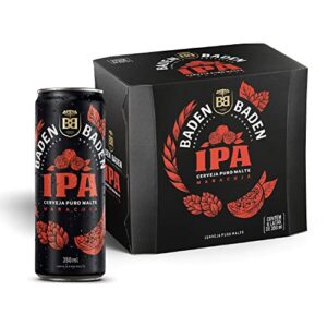 Baden Baden Cerveja IPA, Pack 6 Unidades Lata 350ml (Cervejas)