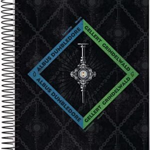 Caderno Espiral Univ CD 1 Matéria 80 Fls Animais Fantásticos Albus Gellert Jandaia (CDs)
