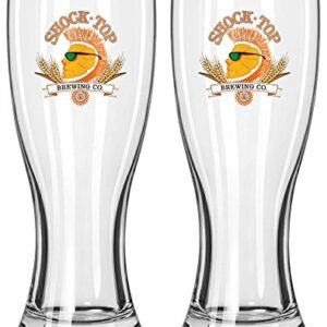 Shock Top Brewing Company Conjunto de dois copos de cerveja Pilsner 473 ml (Cervejas)