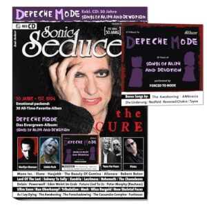 Sonic Seducer 11/2024: The Cure Songs Of A Lost World, Depeche Mode "Songs Of Faith And Devotion" Forced To Mode Cover-CD, Marilyn Manson, Linkin ... Fears, Pixies, Mono Inc., Lacrimosa u.v.a. (CDs)
