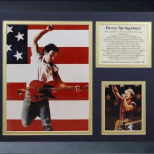 Legends Never Die Colagem de fotos emoldurada Bruce Springsteen, 28 x 35 cm (CDs)