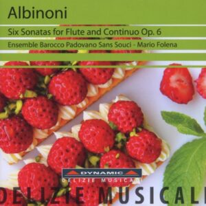 Six Sonatas for Flute & Continuo Op 6 - Albinoni (CDs)
