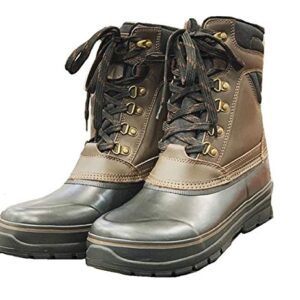 Couro masculino de Khombus Kenny Pato Botas, Brown, 11 (CDs)