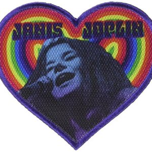 C&D Visionary Adesivo de coração P-4470 Janis Joplin, multicolorido, 2,5 cm (CDs)