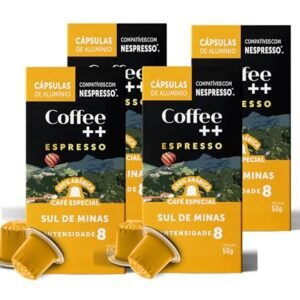 Kit de Cápsulas Café Especial Coffee Mais Sul de Minas Compatível com Nespresso, contém 40 Cápsulas (Café)