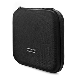 alavisxf xx Capa para CD, capa protetora de espuma vinílica acetinada com 28 capacidades, estojo de CD com zíper portátil, organizador de disco, bolsa carteira para carro, casa e viagem (CDs)
