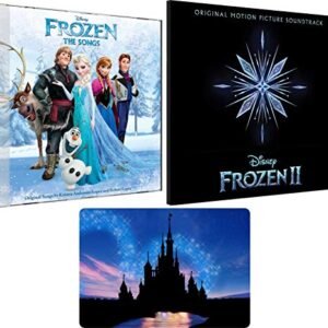 Frozen Movies 1 and 2 Soundtracks Disney CD Collection with Bonus Art Card (CDs)