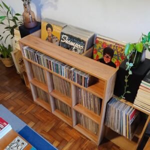 Estante Para 102 CDs e 693 Discos De Vinil ROTEMBERG (Equipamentos)