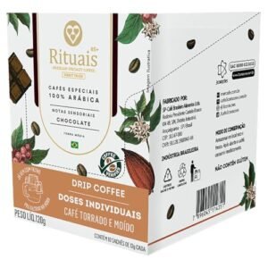 3 Corações Drip Coffee Rituais 85+, Aroma Chocolate - 10 unidades (Café)